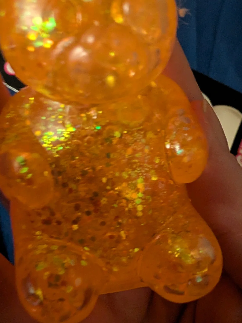 Squish! Gummy Bear Squishy Toy - Orange